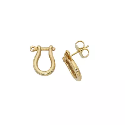 Gold Shackle Studs 