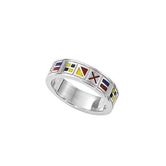 Men's Sterling Silver “LOVE” Ring