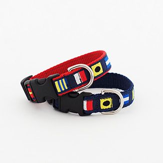 Signal Flag Dog Collar - ¾" Wide