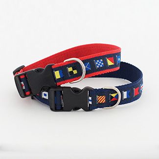 Signal Flag Dog Collar - 1 ¼" Wide