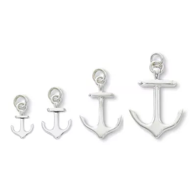 Sterling Silver Anchor Pendant