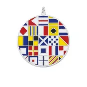 Signal Flag Alphabet Pendant