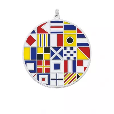 Signal Flag Alphabet Pendant