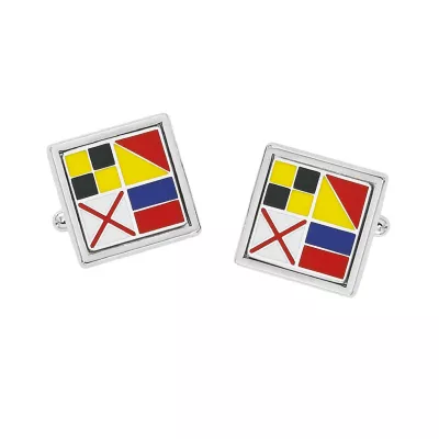 Sterling Silver Cuff Links - LOVE