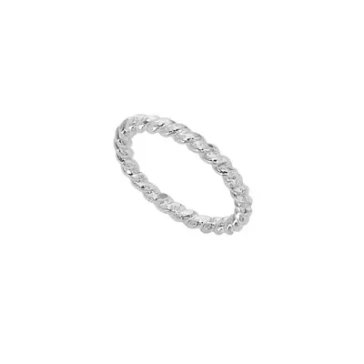 Sterling Silver Twist Ring