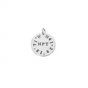 Newport Coordinates - Latitude & Longitude Charm