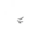 Sterling Silver Cleat Earrings - Tiny