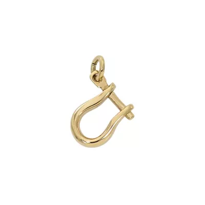 Gold Shackle Charm 