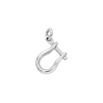Sterling Silver Shackle Charm