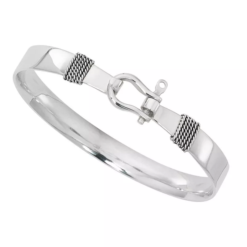 Mens discount shackle bracelet